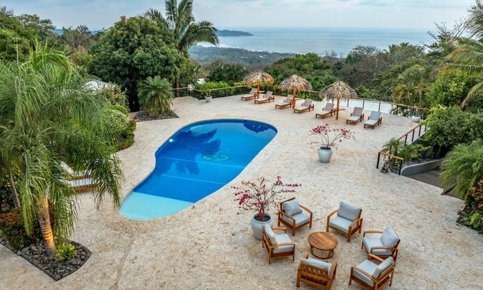 Playa Guiones Casa | Luxury Ocean View Jungle Compound for Family and Friends in Nosara