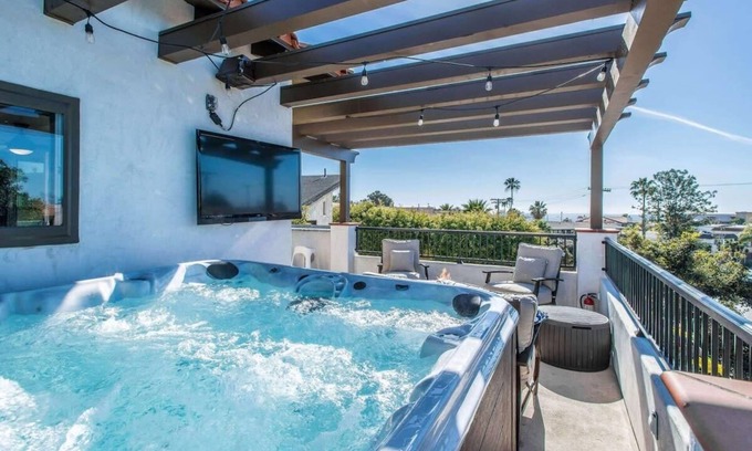 San Clemente Apartamento | Condominio con vista al mar en el centro de la ciudad con jacuzzi privado
