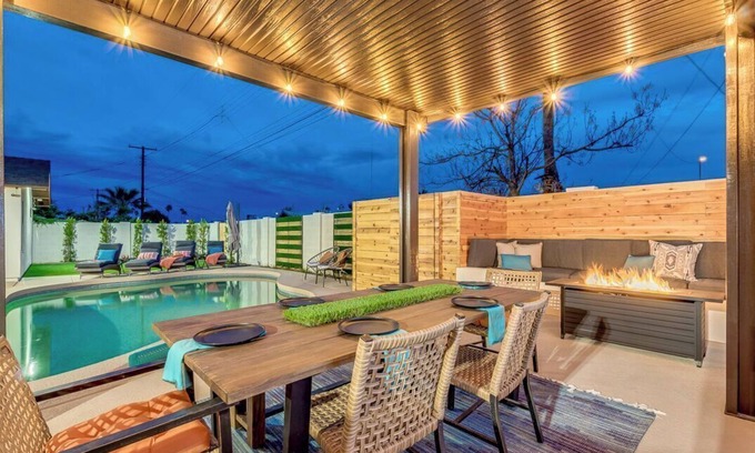 Scottsdale Estates Ten Casa | Lujo Old Town Scottsdale! Piscina climatizada y jacuzzi