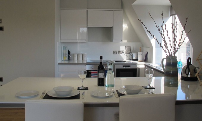 Harpenden Apartamento | un dormitorio apartamento de lujo centro de la ciudad disponible para alquiler a corto plazo