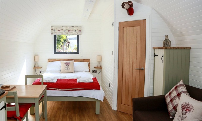 Lasswade Apartamento | Lodge-POD-(Sleeps up to 4)-Baño Privado-Vista al Jardín