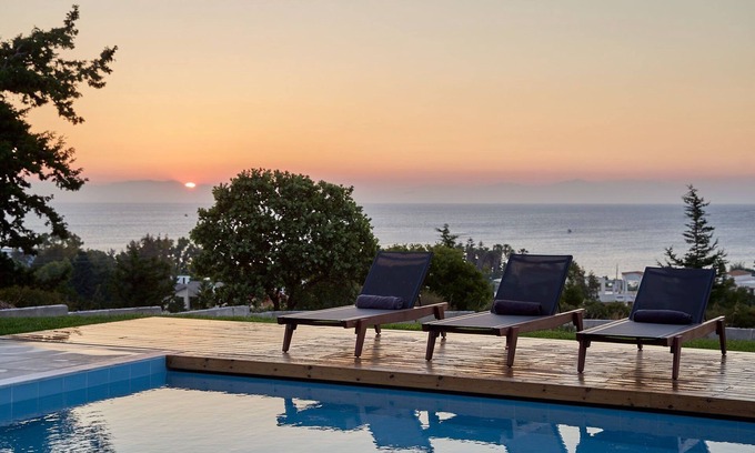 Kallithea Villa | Luxury Rhodes Villa | Beautiful Sea View & Private Pool | 10 Bedrooms | Kalithea