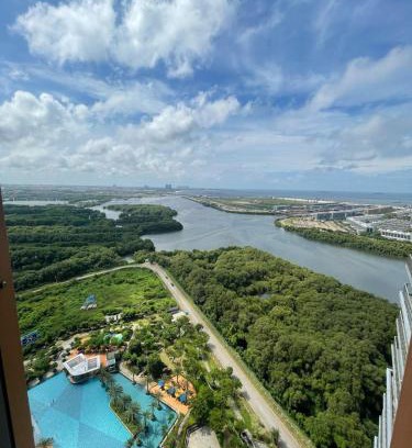 Pantai Indah Kapuk Apartamento | Luxury Sea View 1BR Oakwood Gold Coast PIK