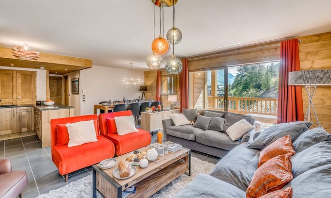 Les Boisses Apartamento | Apartamento de lujo 4* a pie de pistas con servicio hotelero incluido en Tignes
