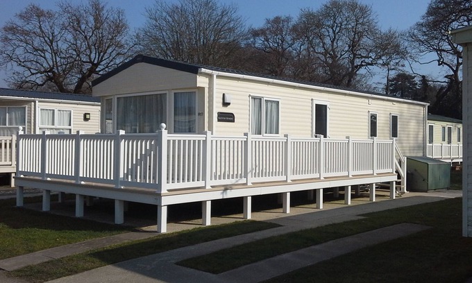 Christchurch Casa | Caravana estática de lujo Situada en 5 * Hoburne Park, Christchurch, Dorset.