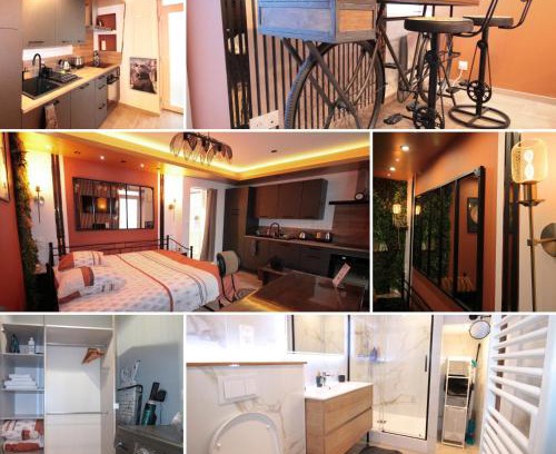 Verdun Apartamento | Luxury Studio, Rez de chaussée, Parking privé vidéo surveillance, Canapé haute qualité convertible couchage 2 personnes, Centre Ville proche, Restaurant, boulangerie 2 minutes à pied, Terrasse - 800mètre carré de terrain - Géré par Presta-Zen'Services