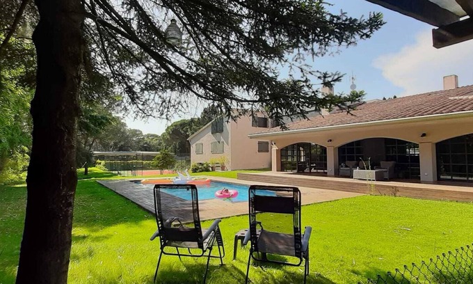 Mont Barbat Villa | Luxury Villa in Costa Brava with Private Pool, Tennis Court, and Sauna