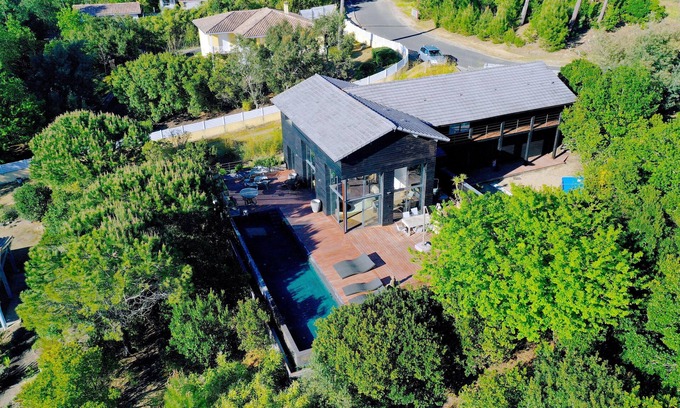 Lege-Cap-Ferret Casa | Luxury villa cap ferret quiet heated mirror infinity pool and spa