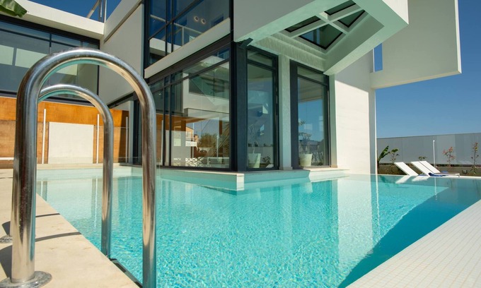 Daratsos Villa | Luxury Villa Glass - 200 Meters From The Beach no6