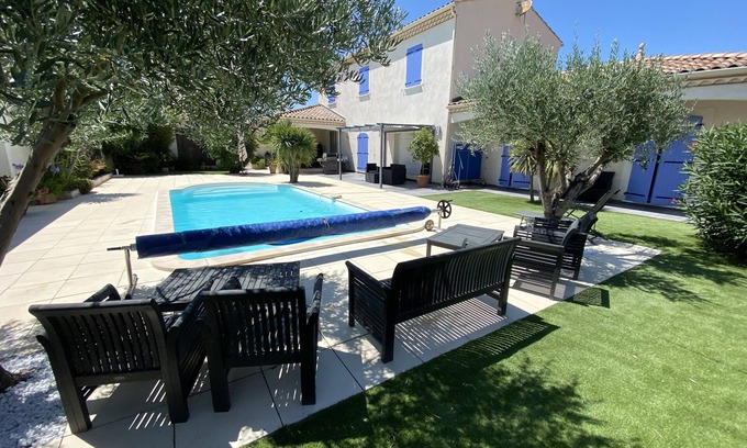 Langlade Villa | Villa de lujo en el corazón de Vaunage entre Nimes y el mar