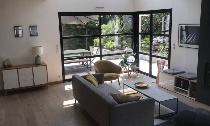 Larmor-Plage Casa | Villa de lujo, moderna, playa y tiendas a pie - Larmor Plage