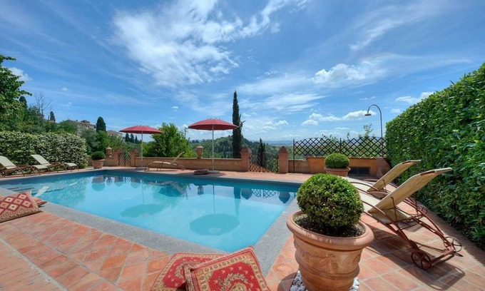 Fabbrica Casa | Luxury villa near Volterra,Pool,Wi-Fi,Airco,village walk distance,stunning view