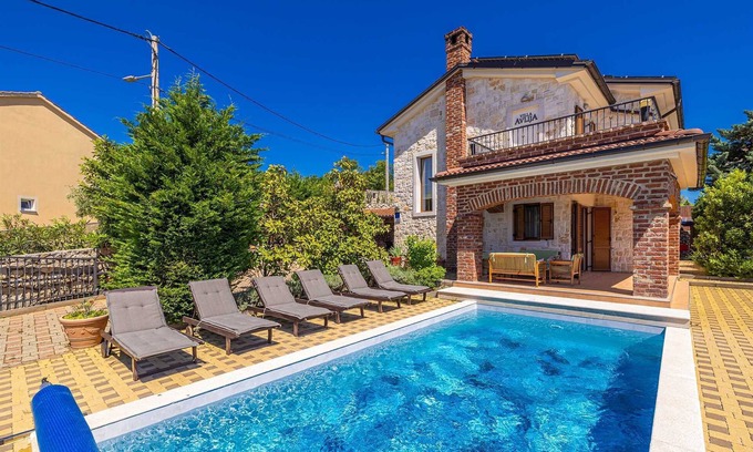 Linardici Casa | Villa de lujo Rustica con piscina privada, jacuzzi y sauna al aire libre