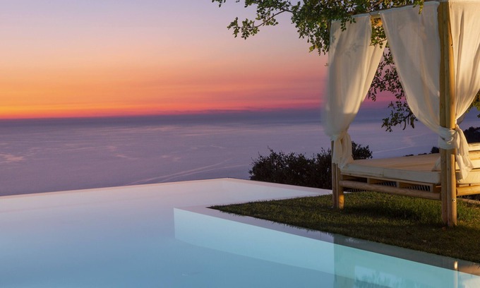Lefkas Villa | ¡20% DE DESCUENTO: Villa de lujo con vistas infinitas al mar, cerca del famoso Porto Katsiki!