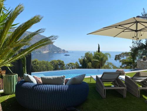 Eze Apartamento | Luxury Villa with Pool & Sea View-10 Minutes from Monaco