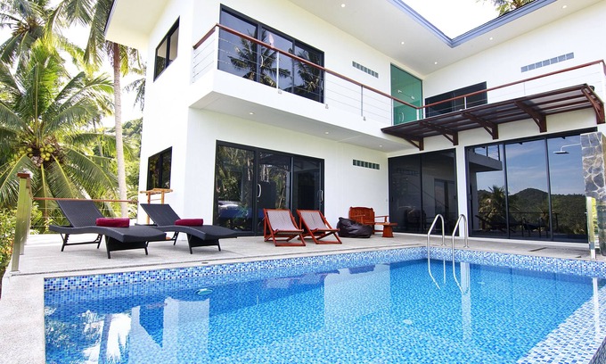 Ko Pha-ngan Villa | Villa de lujo con vistas al mar y piscina