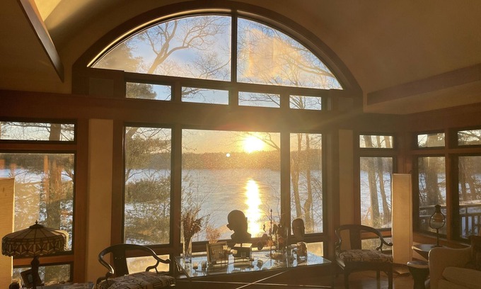 Sherborn Casa | Luxury Waterfront Estate home on pristine lake