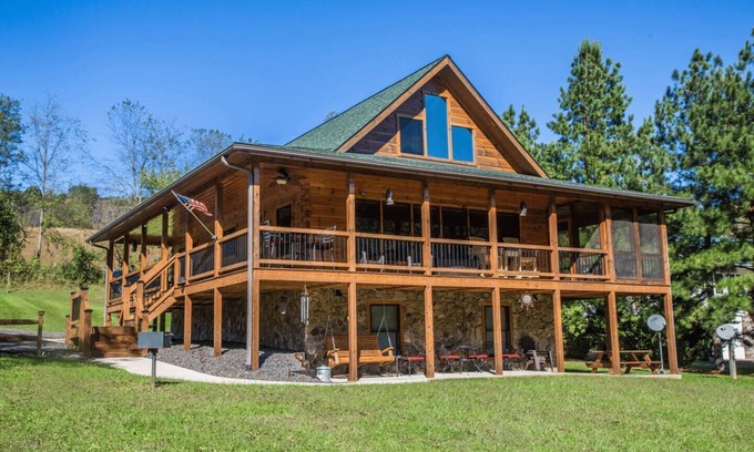 Draper Cabina | Cabaña de madera - Escapada romántica frente al río en el New River