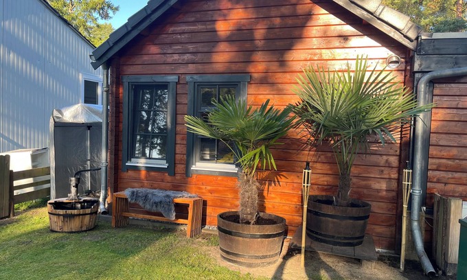 Helden Chalet De Esquí | Luxus Chalet auf 5 Sterne Campingplatz De Heldense Bossen zu Vermieten