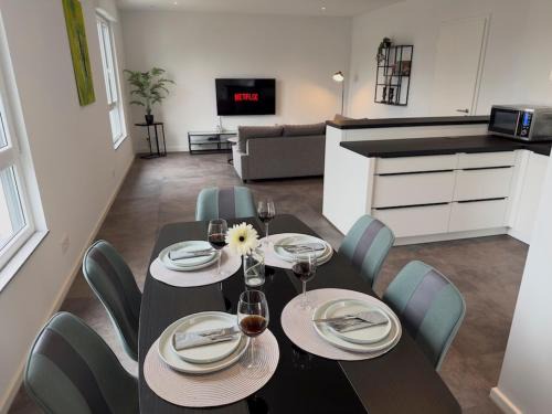 Siegburg Apartamento | Luxus-Penthouse mit Terrasse & Klima