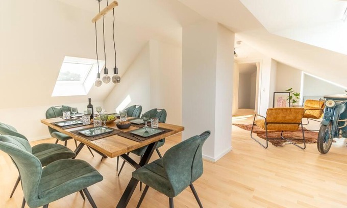 Pirna Apartamento | *Luxus Penthouse* (Sauna, 6 Per)