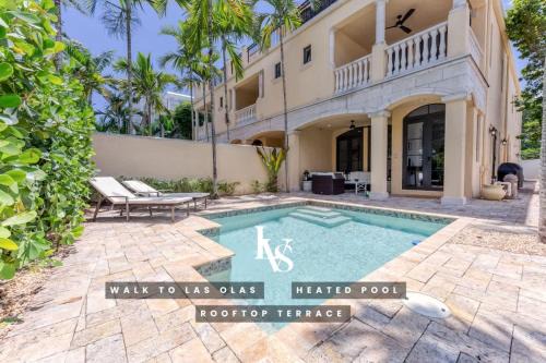Downtown Fort Lauderdale Casa | LVS Villa Alba- Walk2LasOlas, HeatedPool, RoofTopTerrace