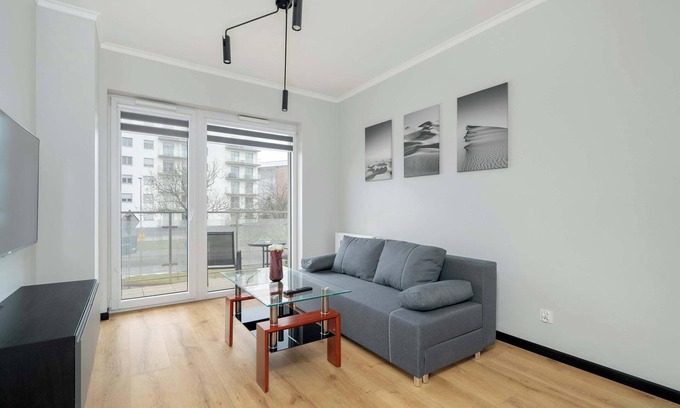 Nowe Miasto Apartamento | Lwowska 2 Modern Apartment Desk