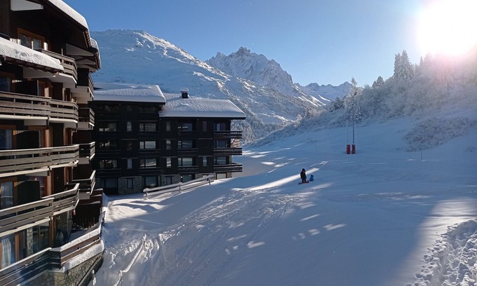Meribel-Mottaret Apartamento | Méribel Mottaret, 3 Vallées, 2 p, soleado, 5/6 pers., Esquís, wifi