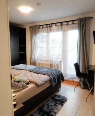Dortmund City Centre Apartamento | M House Do City Privatzimmer mit Balkon & Self Check-in