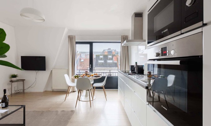 Wijk van de Squares Apartamento | MA - Leopold III - Una Habitación Piso, Capacidad 4