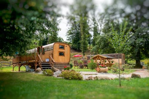 Raon-aux-Bois Chalet De Esquí | Ma roulotte sous les chênes- Au naturel