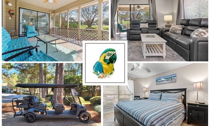 Miramar Beach Cabaña | "Macaw Cove" - 2 bed/2 bath cottage with cart in Sandestin®