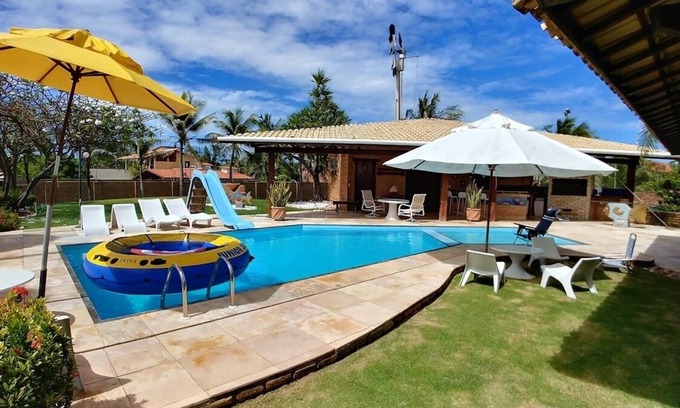 Aquiraz Casa | Mansión Macedo frente al mar con cocinera