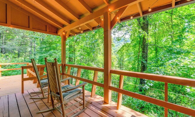 Waynesville Casa | Maggie Valley Townhome In Smoky Mountain Foothills