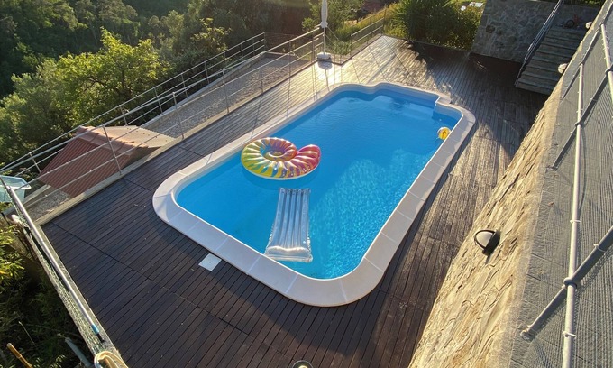 Moneglia Apartamento | Littorno Mágico. Hill, mar, la naturaleza. Con piscina. Colinas, mar, naturaleza. Piscina
