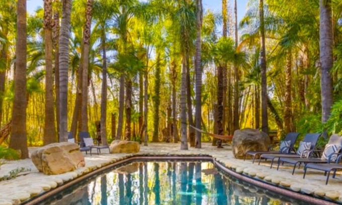 Ojai Casa | Magical Tropical Lodge & Lagoon con 4 chimeneas 2 Jungle Spas y 5 habitaciones