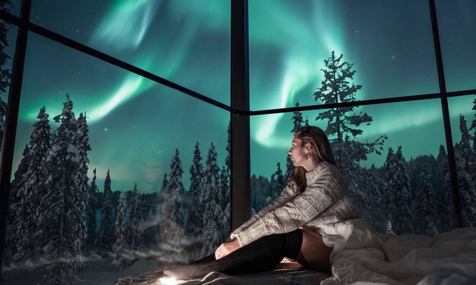 Rukatunturi Cabina | Magical Pond Nature Igloos