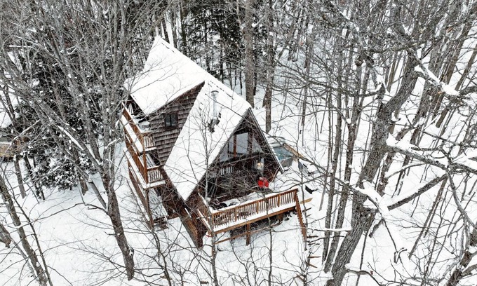 Huntsville Cabina | Magical TreeHouse I Hot Tub, Fireplace, Pets OK