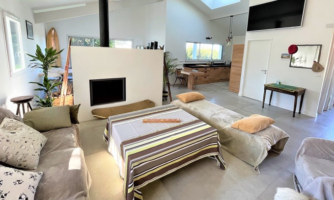 Kokotia Villa | Magnificent GUETHARY 4 bedroom villa, heated pool, ocean view