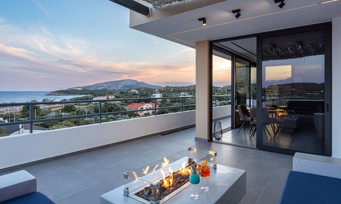 Plaka Villa | Remarkable Athens Villa | Villa Maitora | 4 Bedrooms | Private Furnished Terrace with Hot Tub Featuring Spectacular Acropolis Views | Plaka