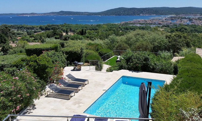 Les Restanques Villa | Magnífica vista panorámica al mar impresionante !!