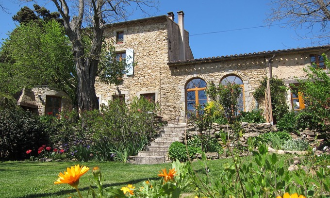 Raissac-sur-Lampy Casa | Magnífica casa de piedra w. piscina compartida en pequeña escala Domaine - Maison Malepere