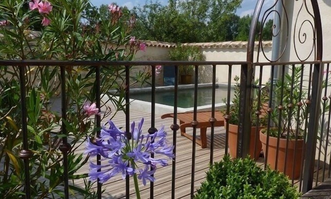 Saint-Papoul Casa | Hermosa casa de pie completo. Hermoso jardín y piscina cerrada (para 6 personas)