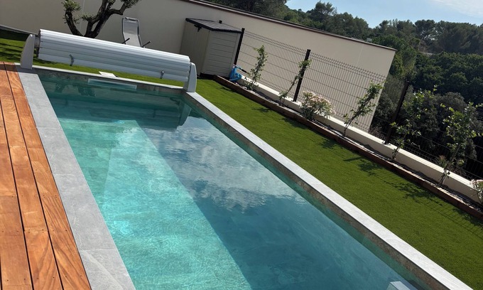 Caremeau Villa | Magnificent villa in a private neighborhood with breathtaking views of the garrigues.