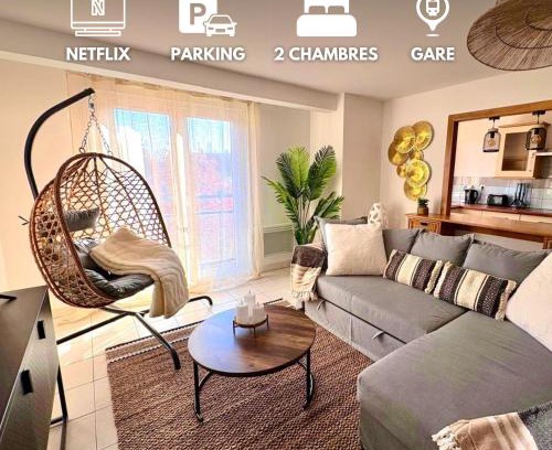 Arras Apartamento | Magnifique 2 chambres - Parking - Netflix - Gare