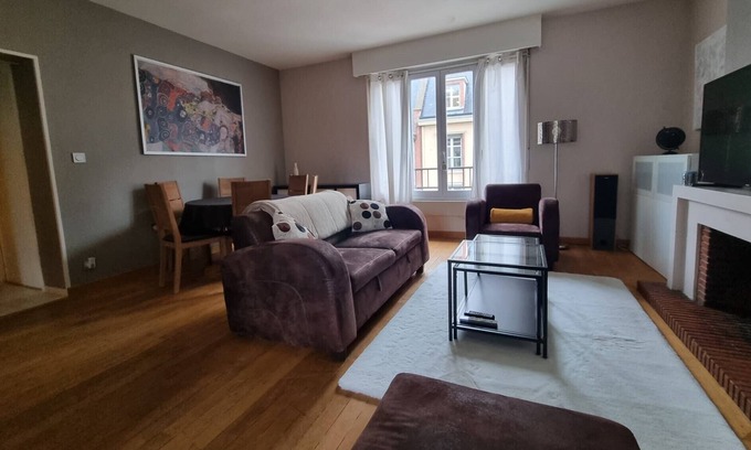 Evreux Apartamento | Magnifique Appartement Evreux Hyper Centre Ville