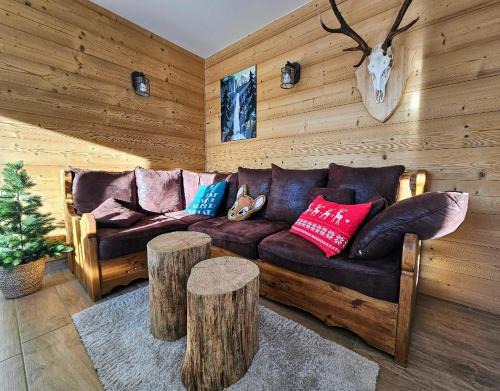 Chapelle-des-Bois Chalet De Esquí | Magnifique chalet avec terrasse, jardin et sauna extérieur