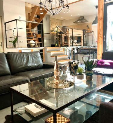 La Villette Apartamento | Magnifique LOFT Appartement Chalet Climatisé Buttes Chaumont