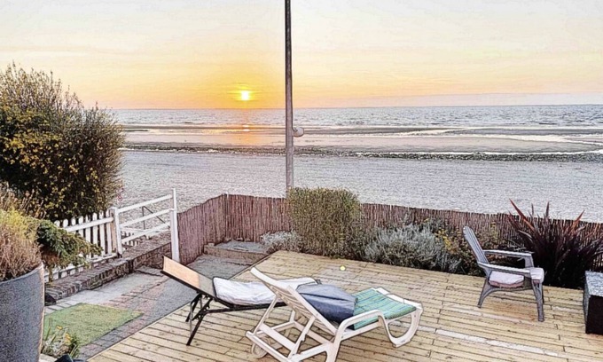 Auberville Apartamento | Magnifique vue sur la mer direct sur la plage appartement 110m2 8-9 pers terrass