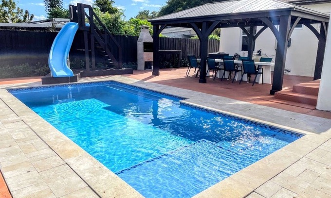 Westchester Casa | Magnolia House Miami - Pool home with Water Slide, BBQ & Gazebo